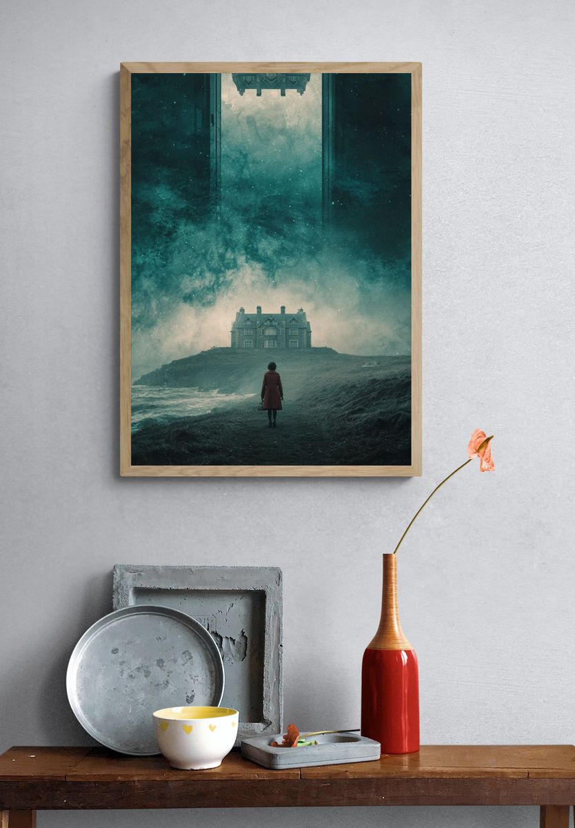 Mysterious House — Surrealism Print. — room view 3