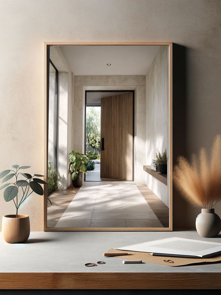 Modern Entrance Hallway — Minimalist Print. — room view 2