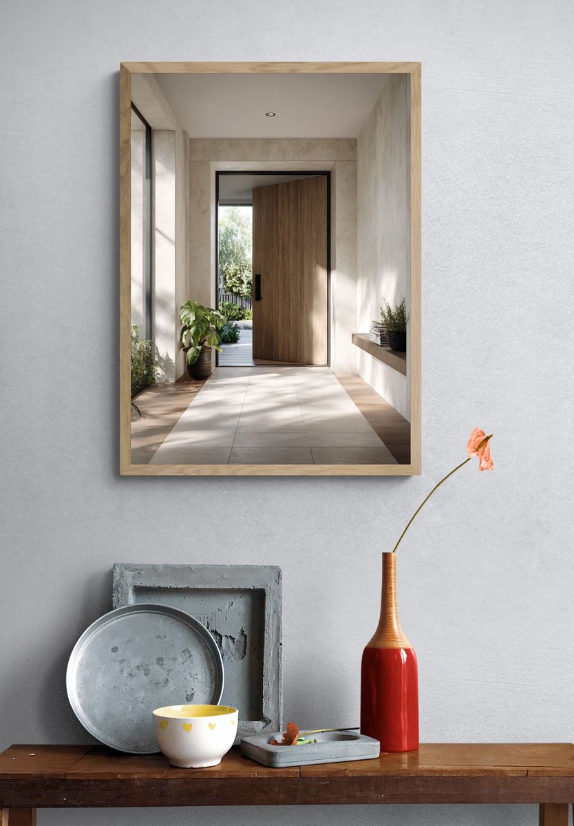 Modern Entrance Hallway — Minimalist Print. — room view 3