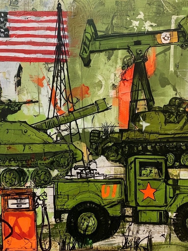 Military Vehicles Pop Art Poster. poster — fine-art art