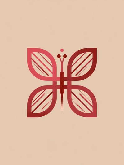 Butterfly Minimalist Print. poster