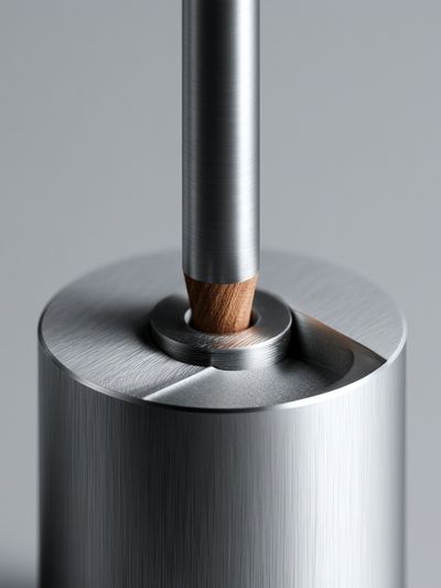 Minimalist Metal Sculpture Print.