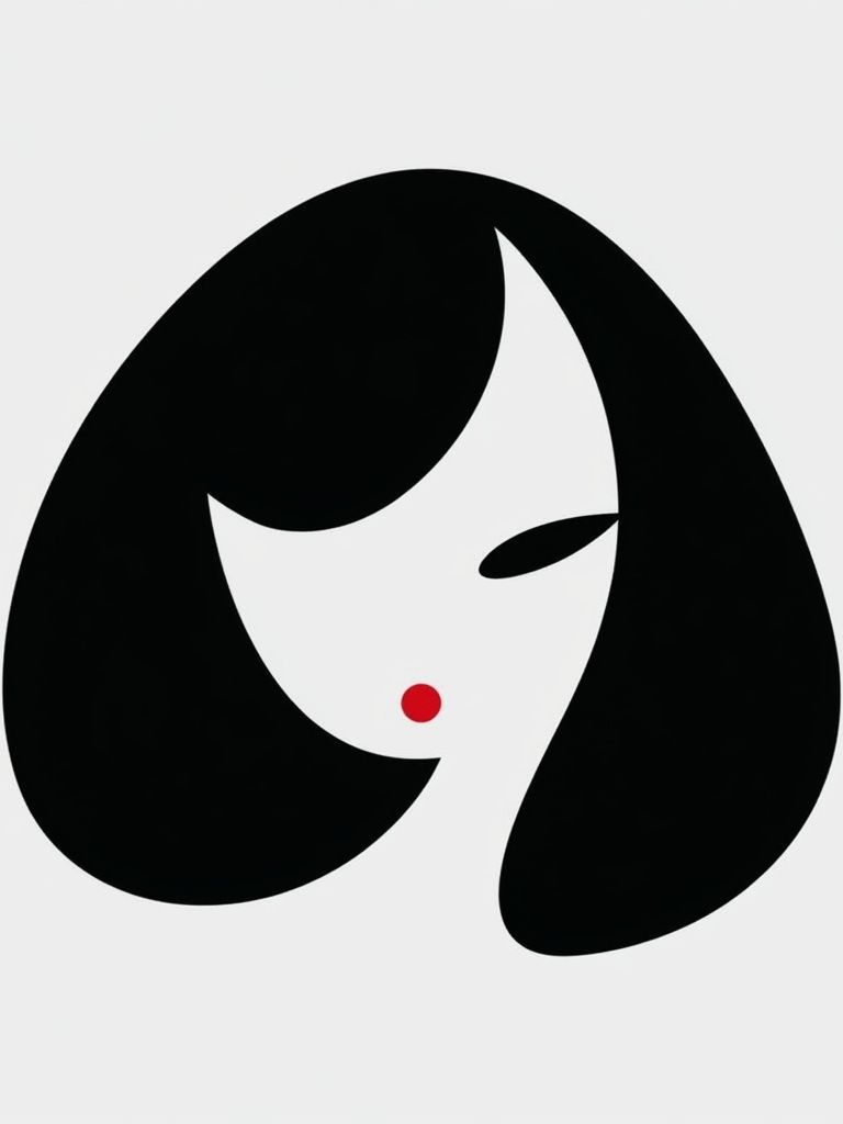 Minimalist Woman Face Poster. poster — minimalist art