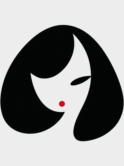 Minimalist Woman Face Poster.