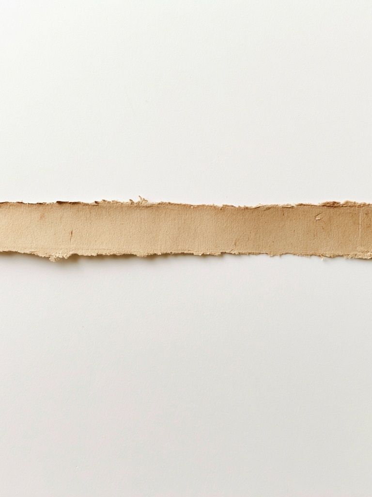 Torn Paper Strip Minimalist Print. poster — minimalist art