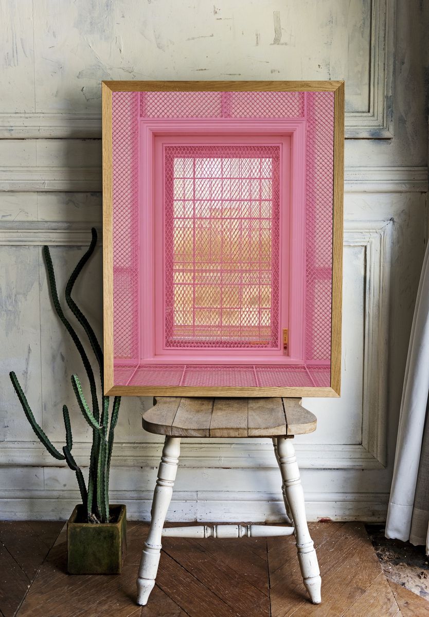 Pink Window — Minimalist Print room preview