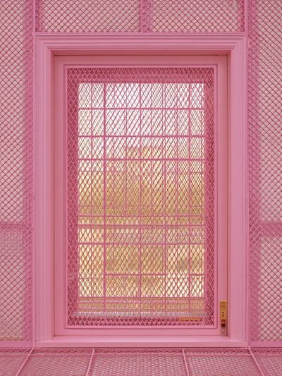 Pink Window — Minimalist Print