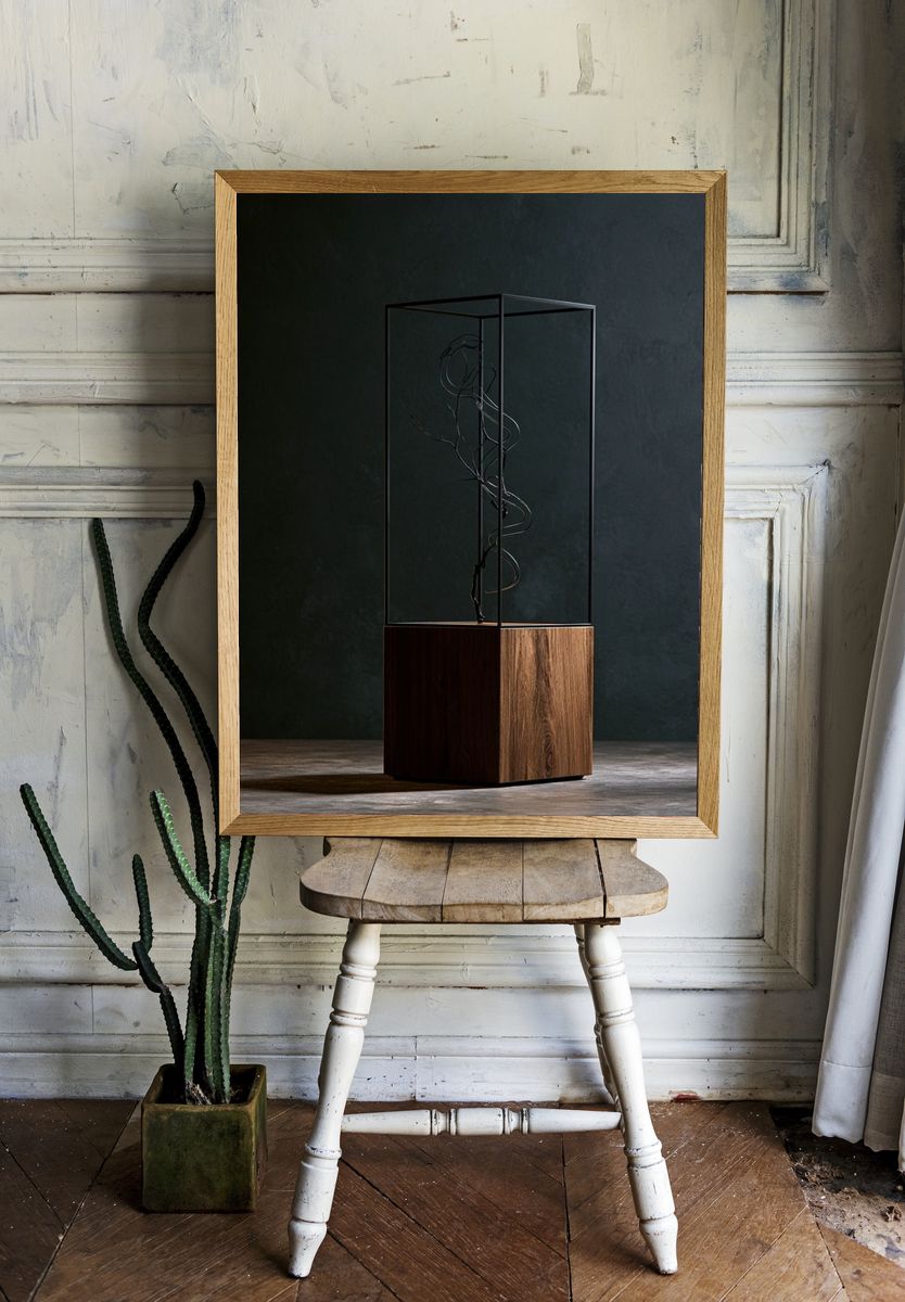 Minimalist Sculpture Display Print. — room view 1