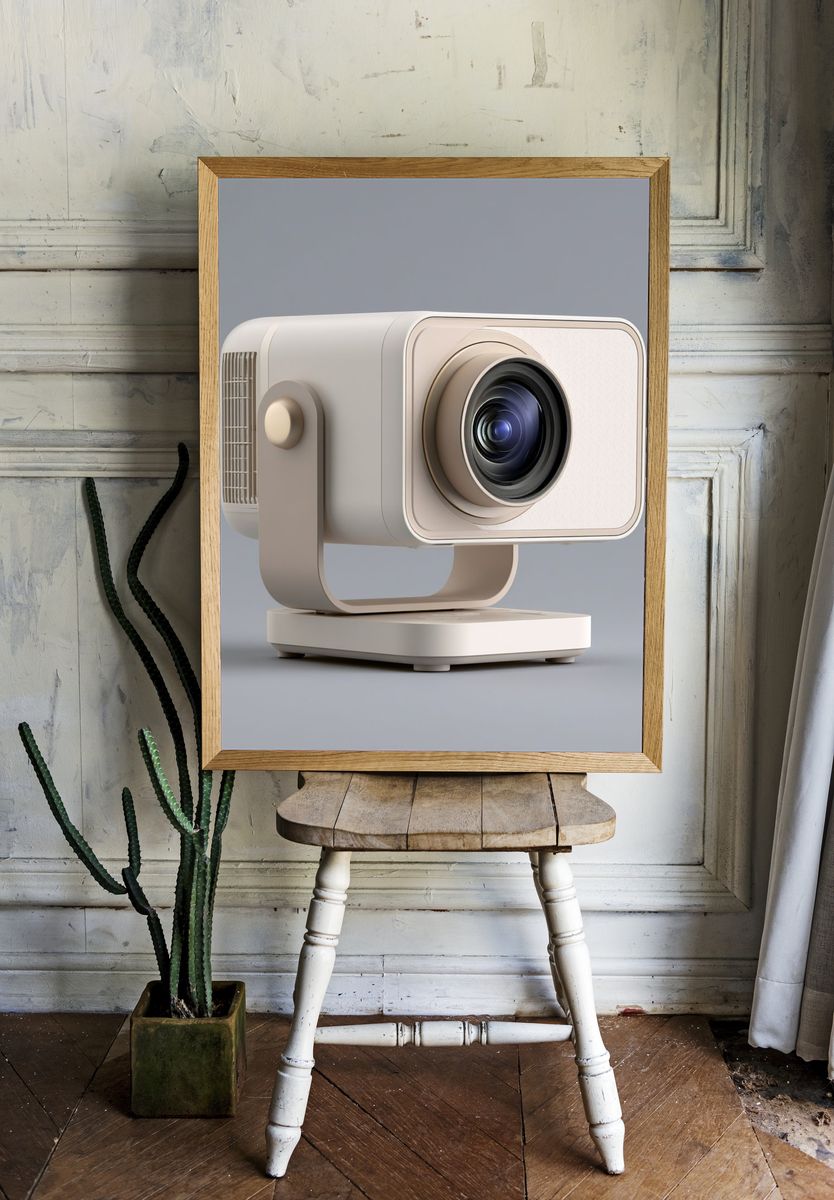 Minimalist Projector Print. room preview