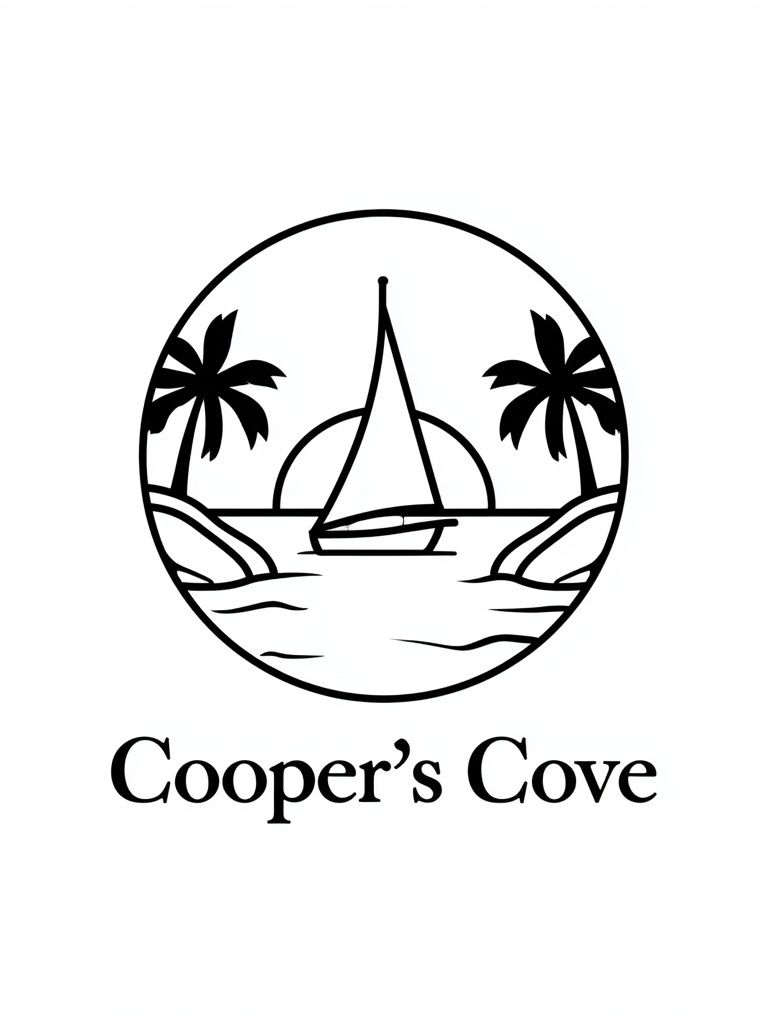 Cooper's Cove Sailboat Print. poster detail