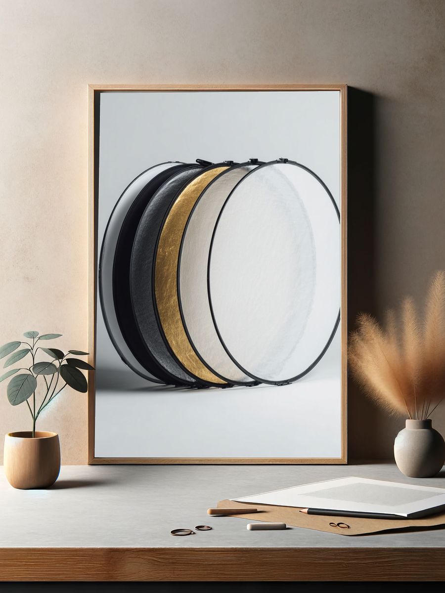 Minimalist Drum Circles Print. — room view 2