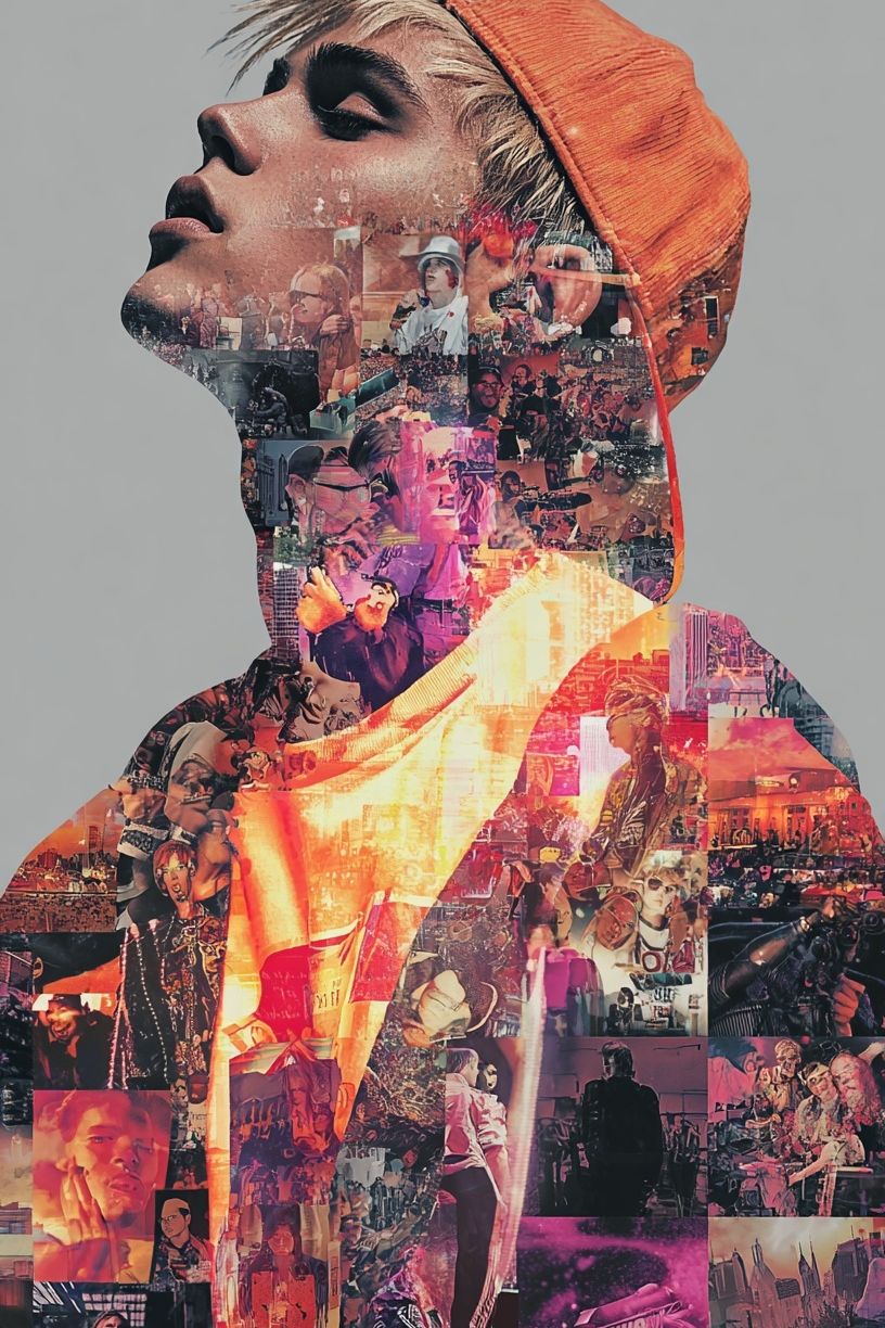 Music Icon Collage Poster. poster — music art