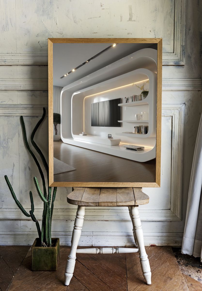 Modern Living Room Interior Photography Print. — room view 1