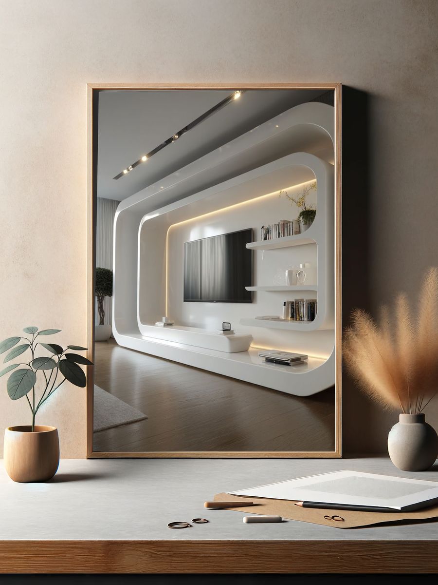 Modern Living Room Interior Photography Print. — room view 2