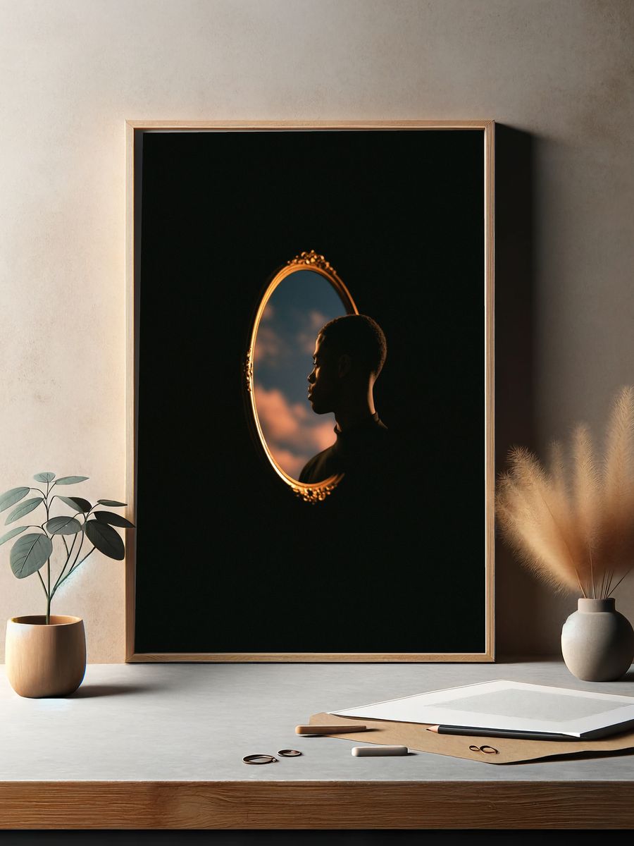 Mirror Portrait — Photography Print. — room view 2