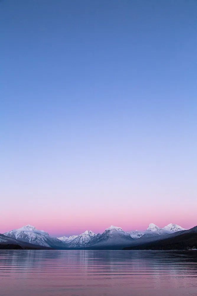 Mountain Lake at Dawn — Photography Print. poster detail