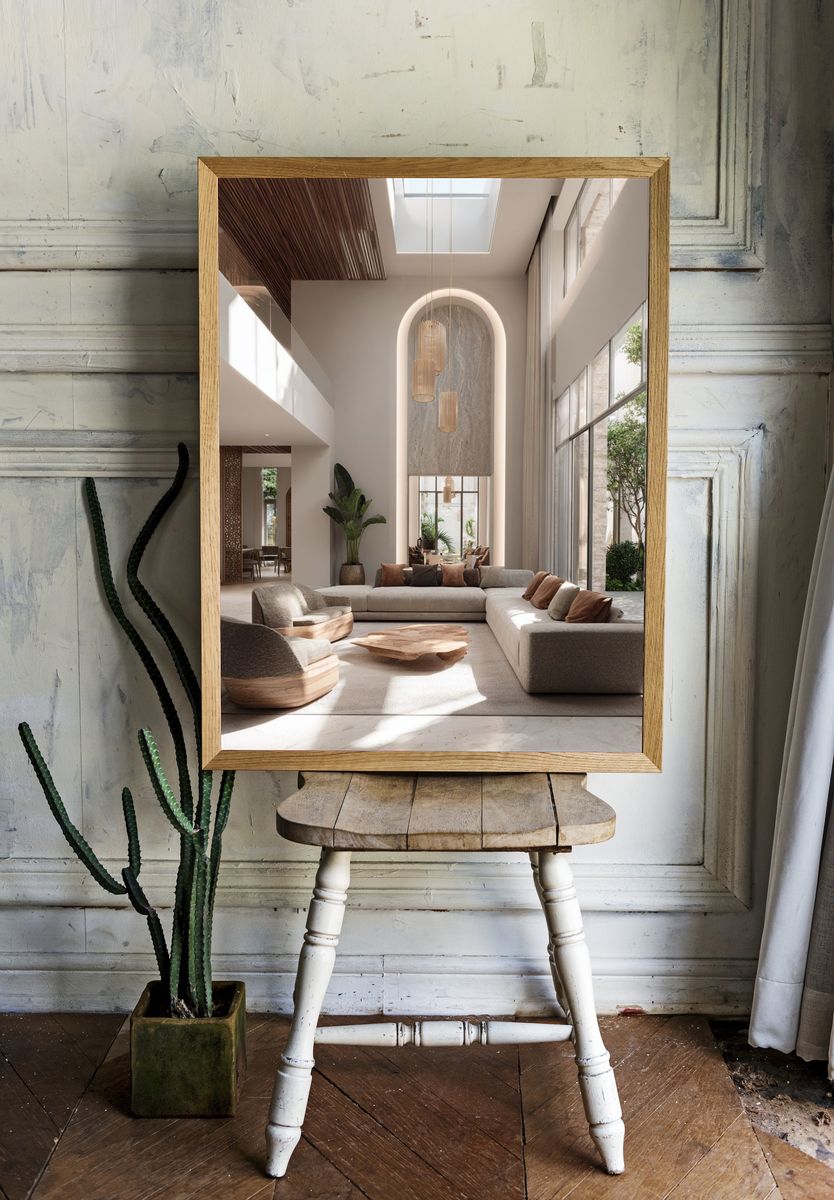 Modern Luxury Living Room Photography Poster. room preview