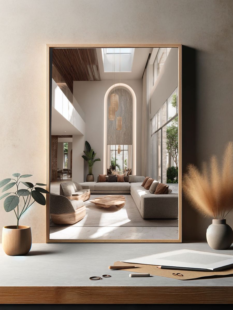 Modern Luxury Living Room Photography Poster. — room view 2