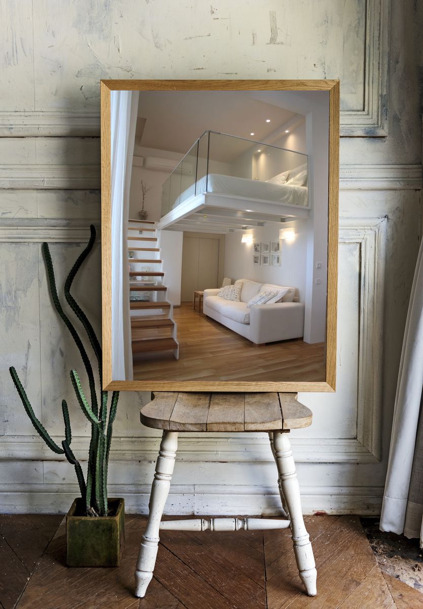 Modern Loft Living Room — Interior Design Print. — room view 1