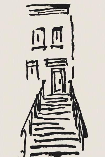 Staircase Minimalist Poster.