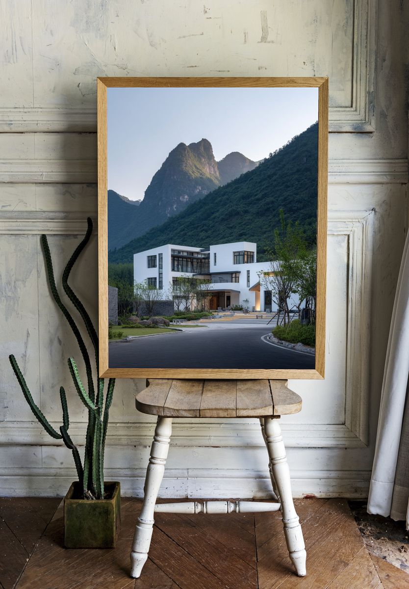 Modern Mountain House — Architecture Print. — room view 1