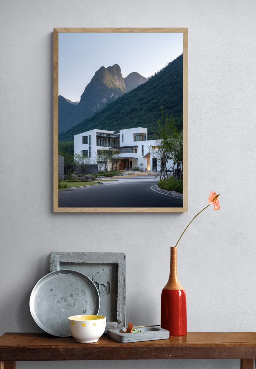 Modern Mountain House — Architecture Print. — room view 3