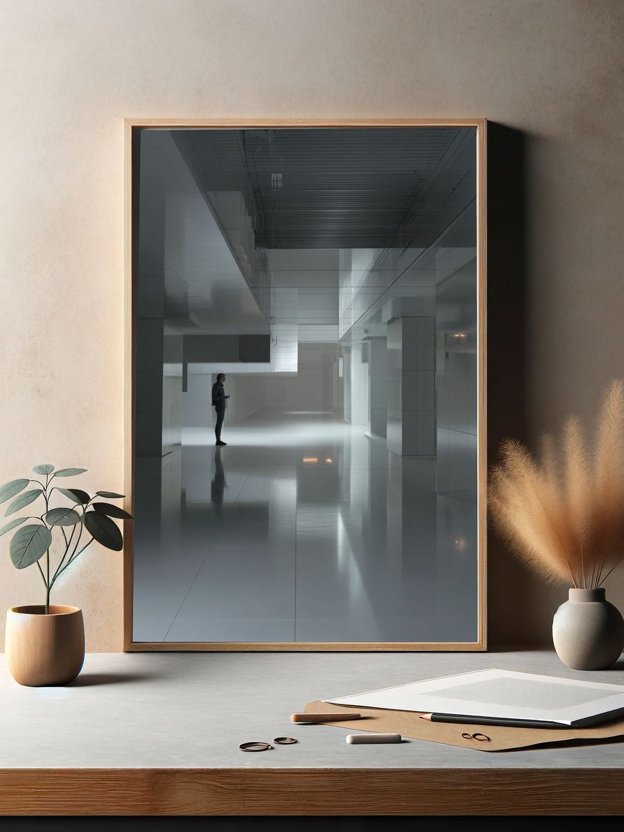 Modern Minimalist Architecture Poster. — room view 2