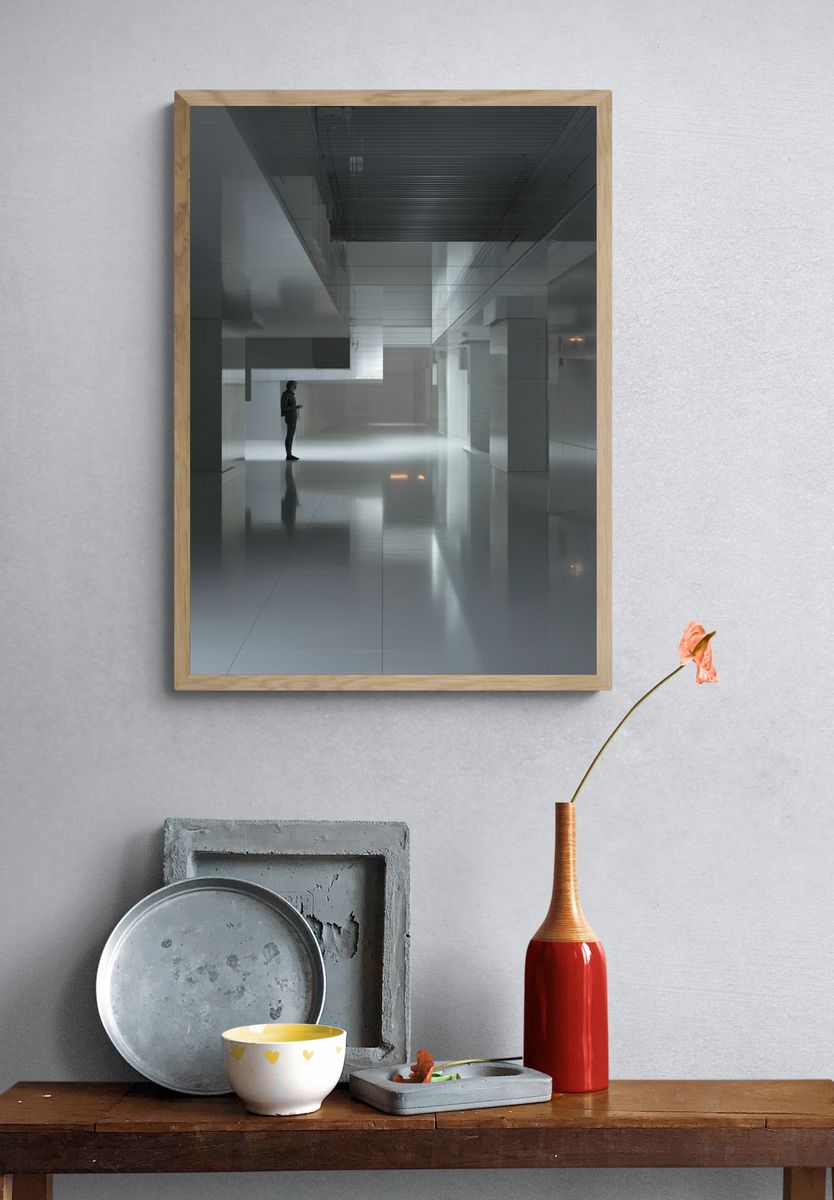 Modern Minimalist Architecture Poster. — room view 3