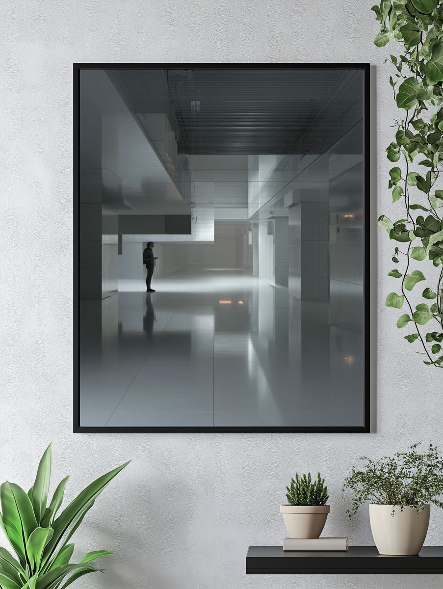 Modern Minimalist Architecture Poster. — room view 4