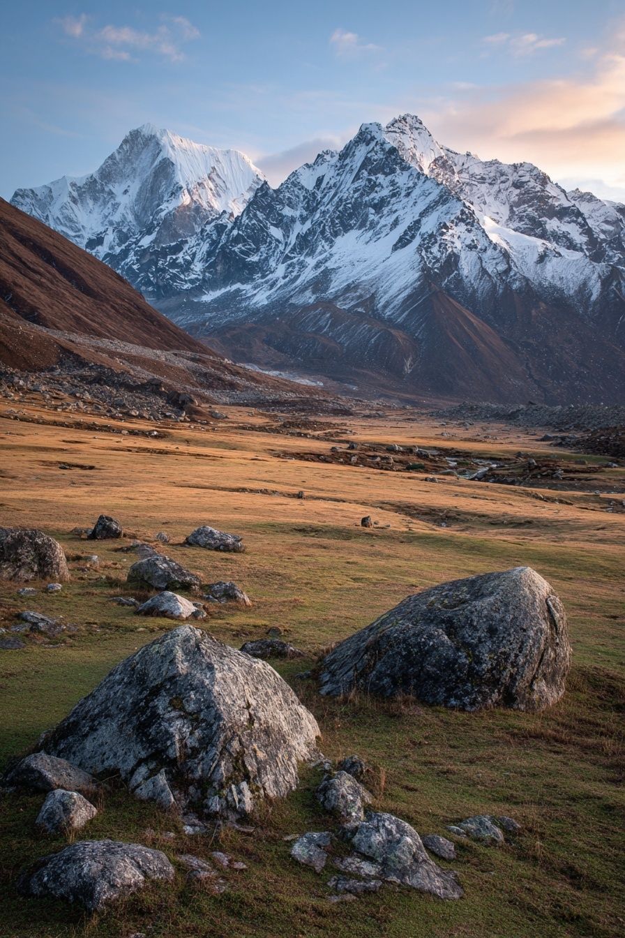 Majestic Mountain Range — Nature Poster. poster — nature art