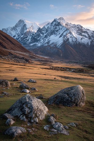 Majestic Mountain Range — Nature Poster