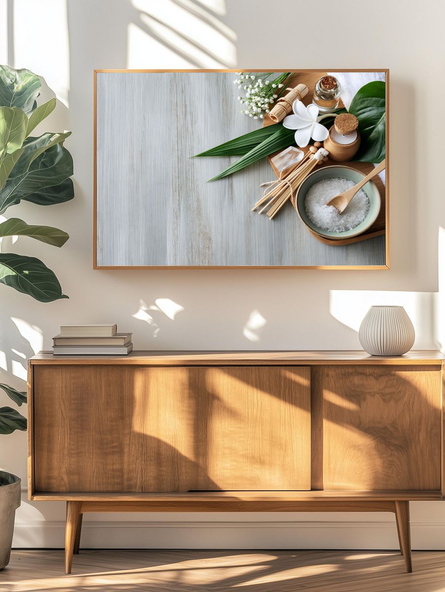 Spa Still Life — Mindfulness Print. — room view 3