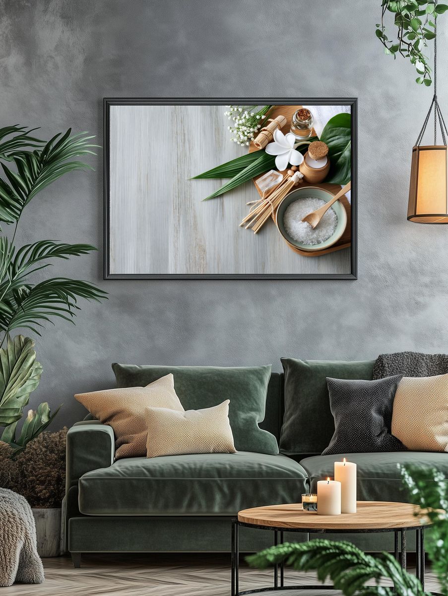 Spa Still Life — Mindfulness Print. — room view 4