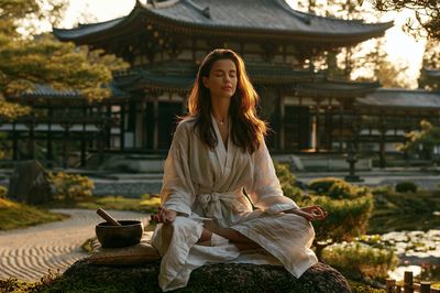 Zen Garden Meditation Photography Poster.