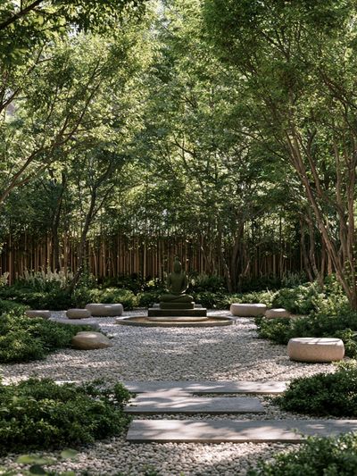 Zen Garden Meditation Poster. poster
