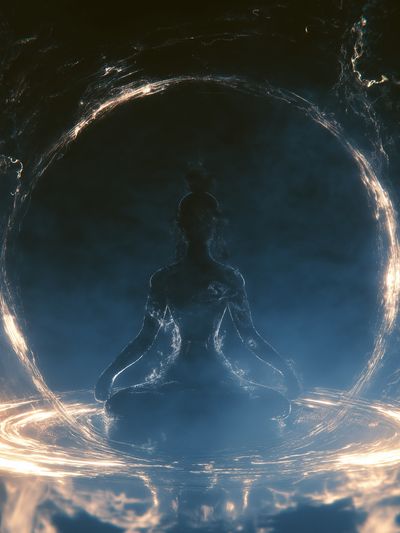 Meditative Light Portal Print.