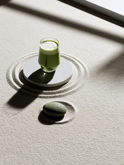 Zen Matcha Still Life Print. poster