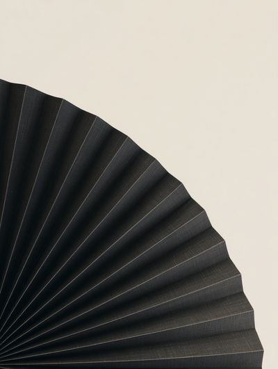 Minimal Black Fan Poster