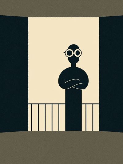 Minimalist Figure Poster. poster print