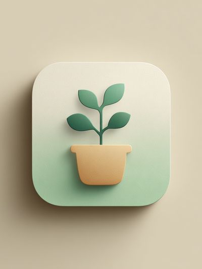 Potted Plant Minimalist Poster