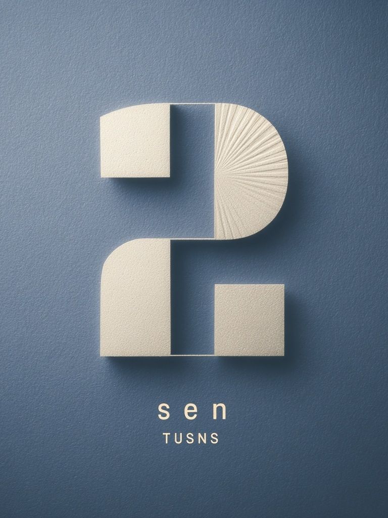 Number 2 — Minimalist Print. poster detail