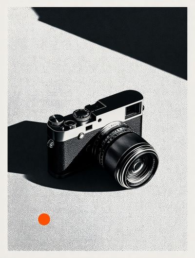 Minimal Camera Still Life Poster. poster