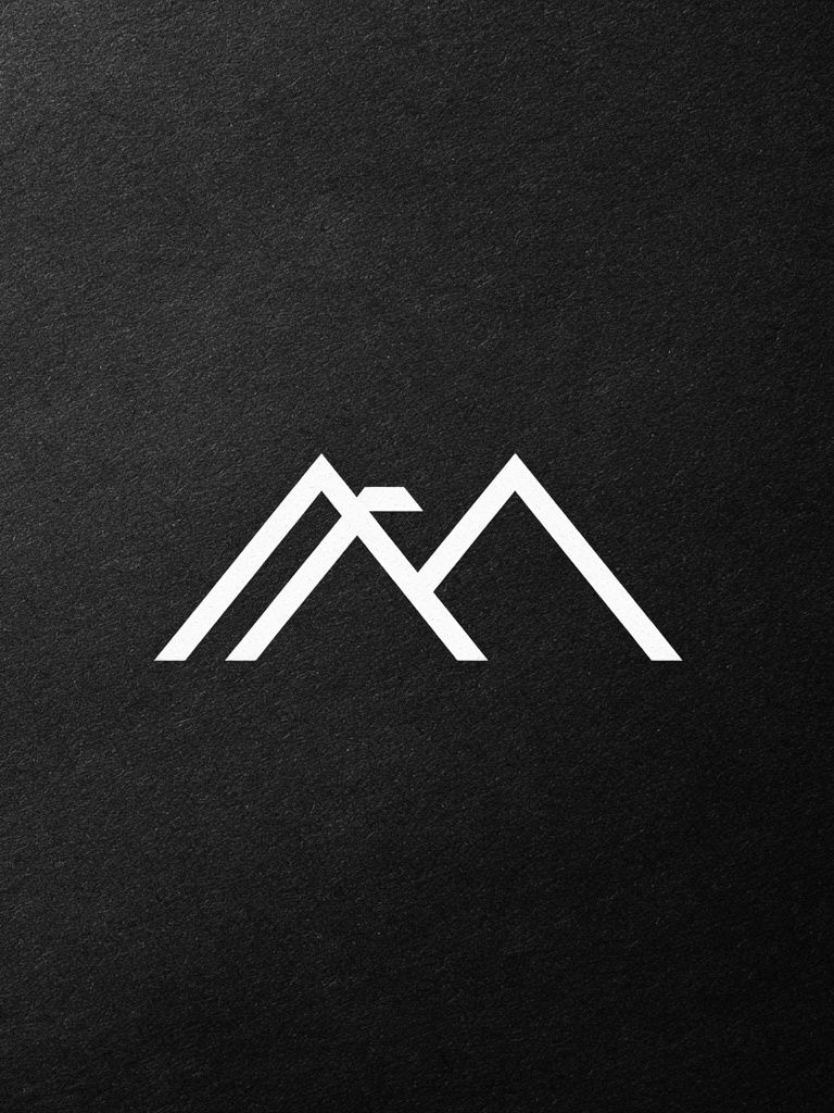 Minimal Mountain Line Art Poster. poster — minimalist art