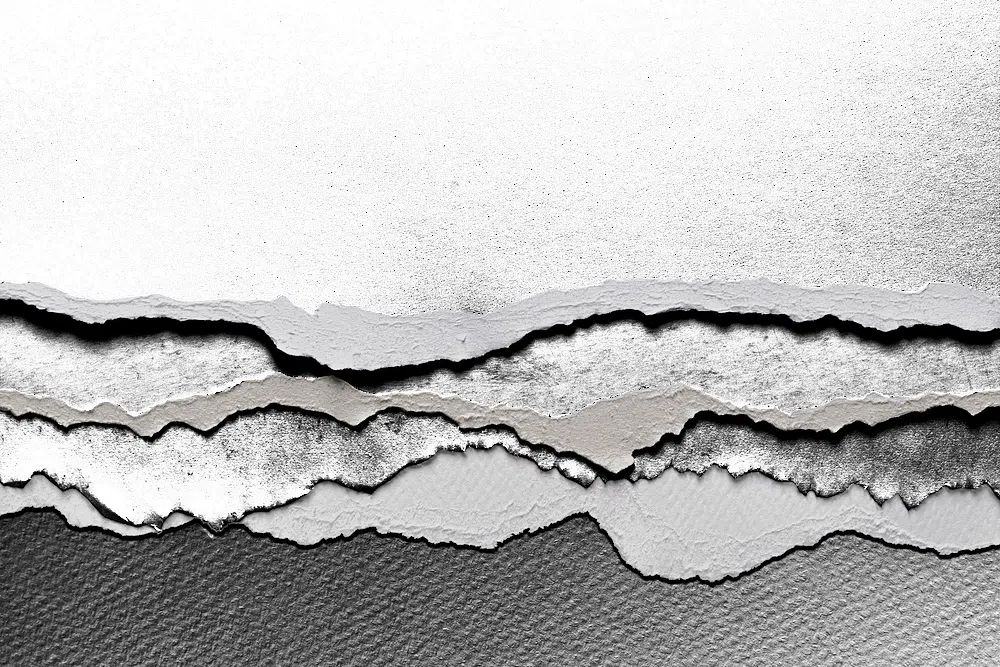 Torn Paper Texture — Minimalist Print. poster — minimalist art
