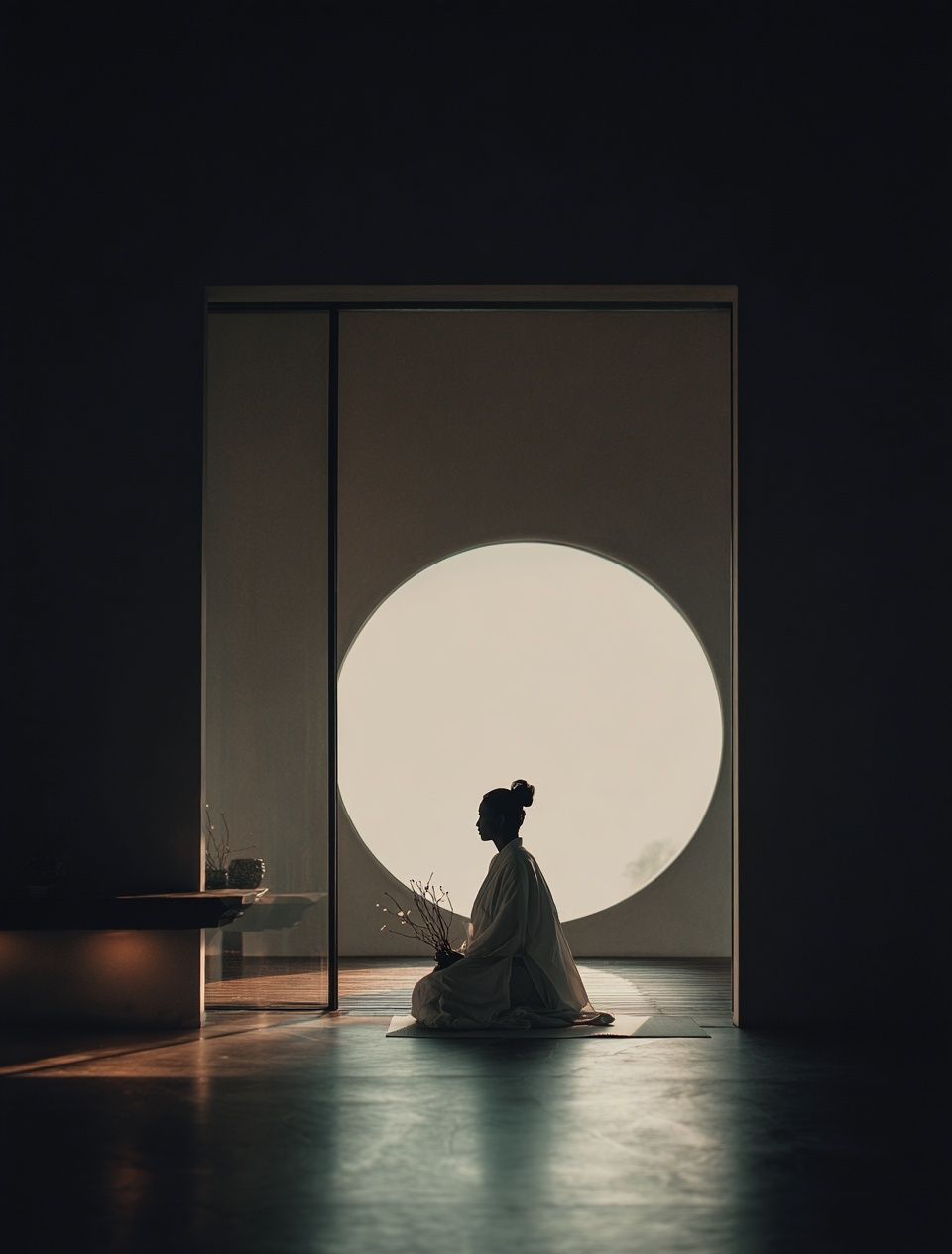 Meditative Silence — Minimalist Print. poster — minimalist art