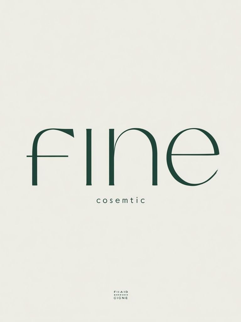 Fine Cosmetic — Minimalist Print. poster — minimalist art