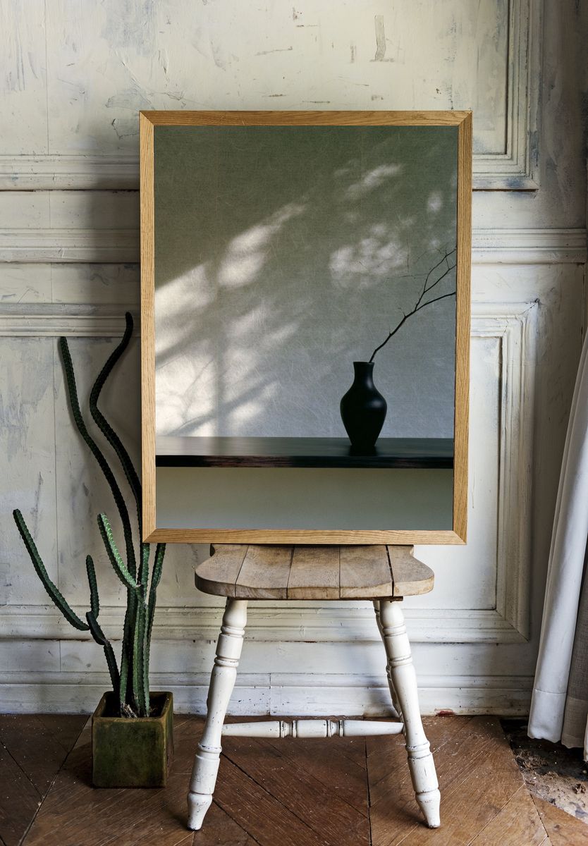 Minimalist Vase Still Life Print. room preview