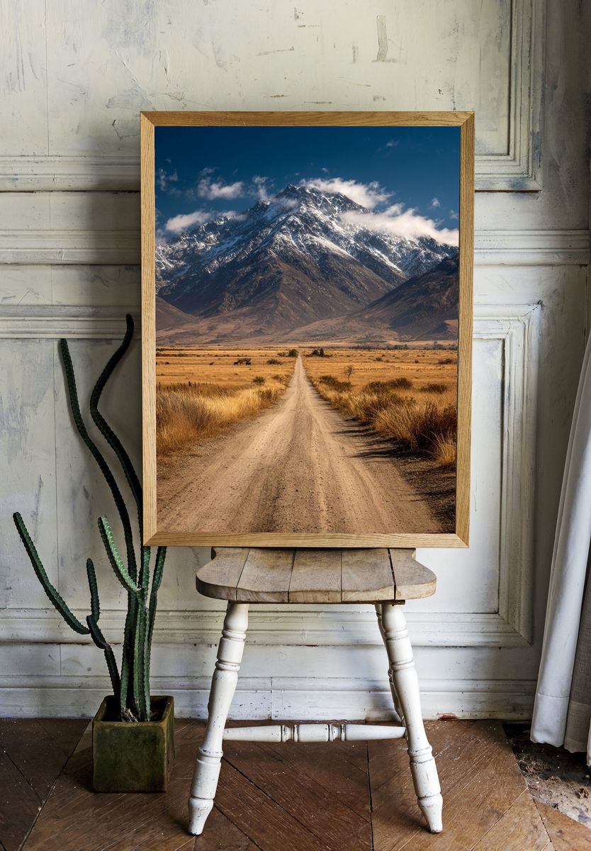 Mountain Road — Nature Photography Poster room preview