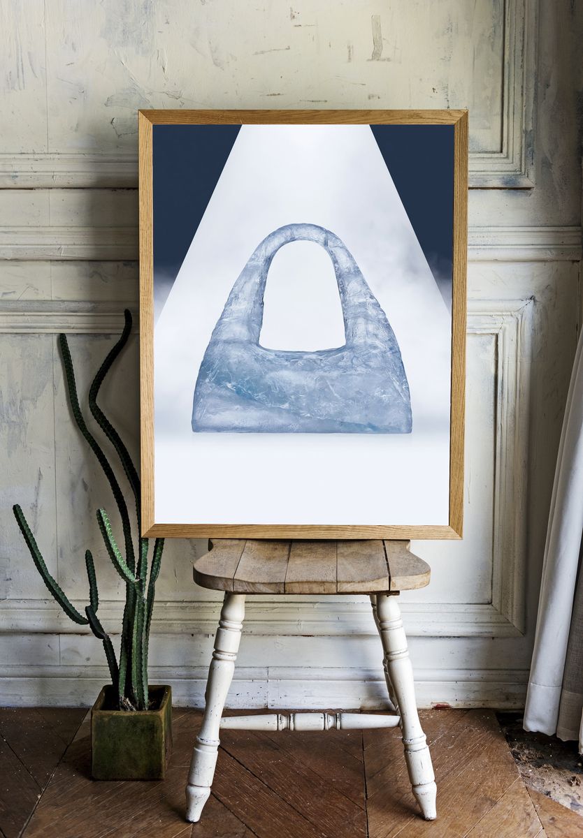 Ice Arch Minimalist Print. — room view 1