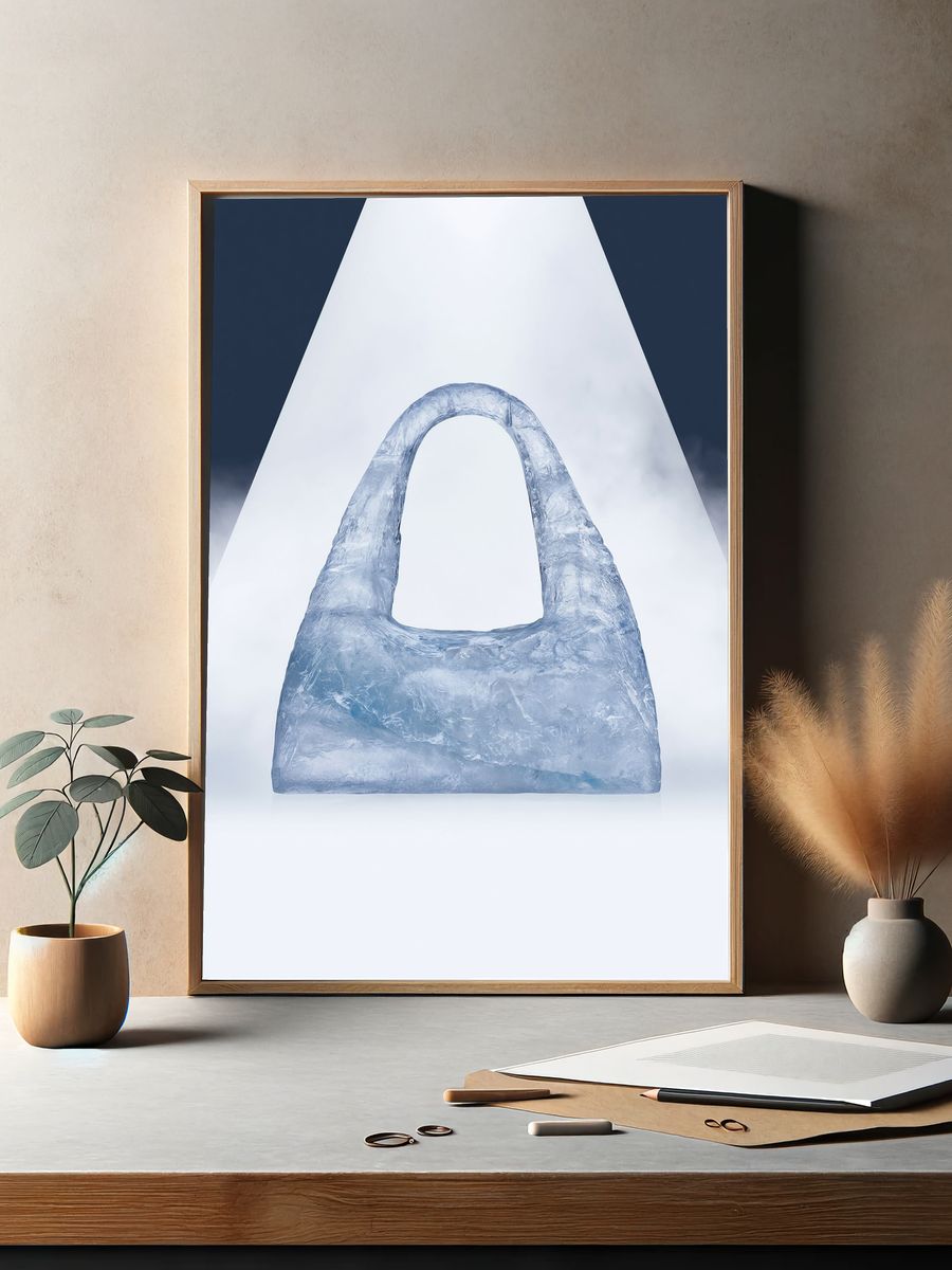 Ice Arch Minimalist Print. — room view 2